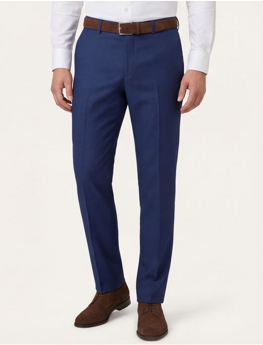 Roy Robson pantalon birdseye donkerblauw