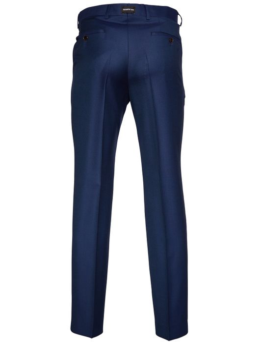 Roy Robson pantalon birdseye donkerblauw