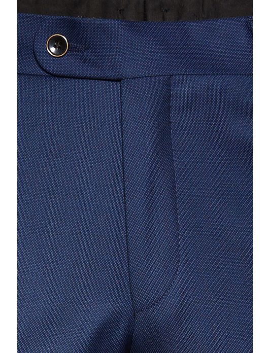 Roy Robson pantalon birdseye donkerblauw