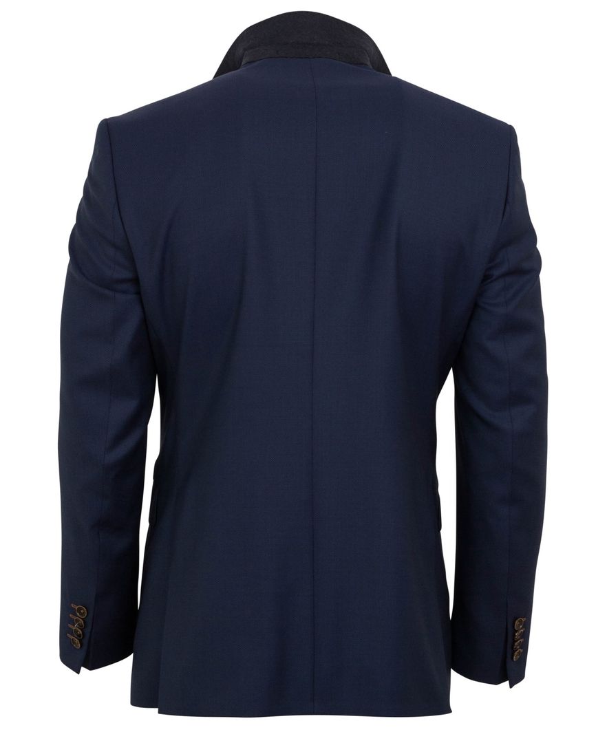 Roy Robson colbert birdseye blauw