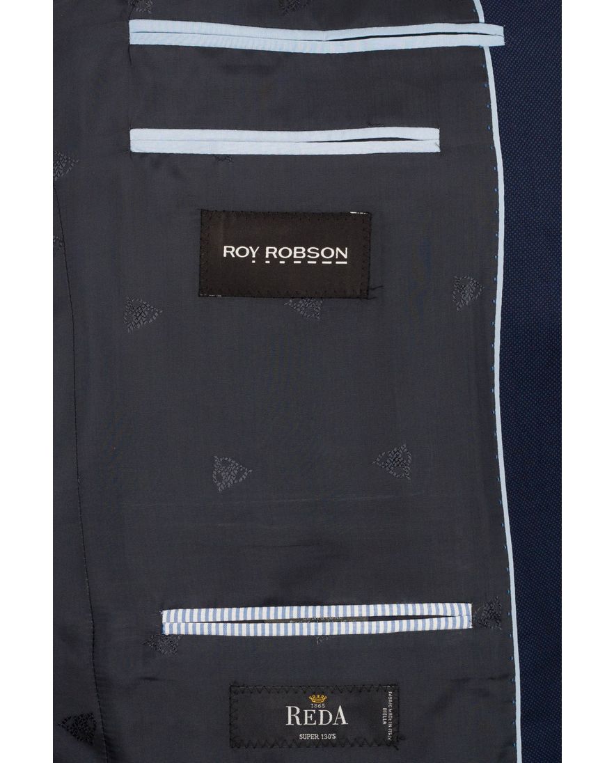 Roy Robson colbert birdseye blauw