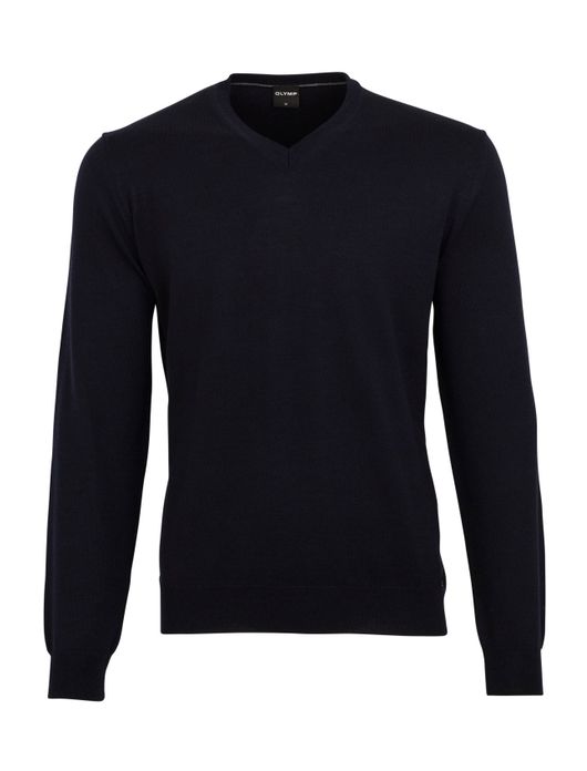 Olymp trui donkerblauw v-hals