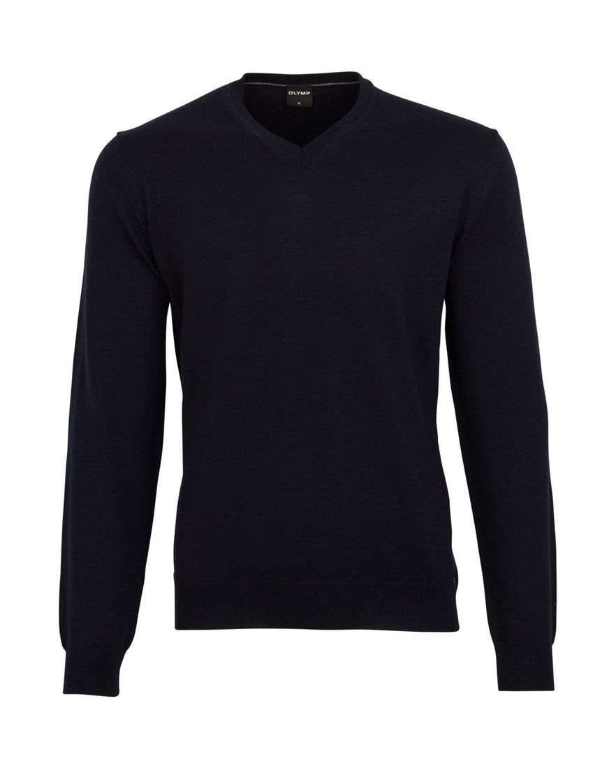 Olymp trui donkerblauw v-hals