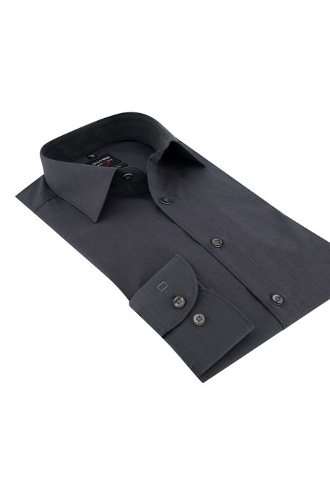 Overhemd mouwlengte 7 Olymp grijs