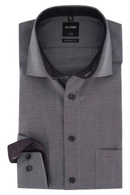 Olymp business overhemd Olymp grijs