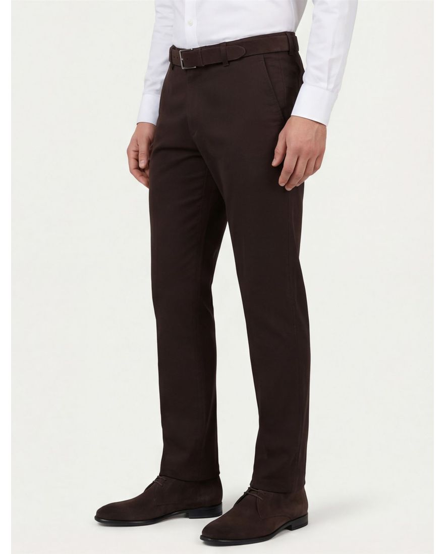 M.E.N.S. broek bruin winter katoen Madrid