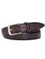 Profuomo riem donkerbruin vintage leder