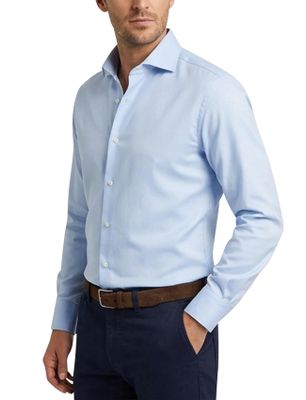 Profuomo Profuomo overhemd slim fit sky blue two ply