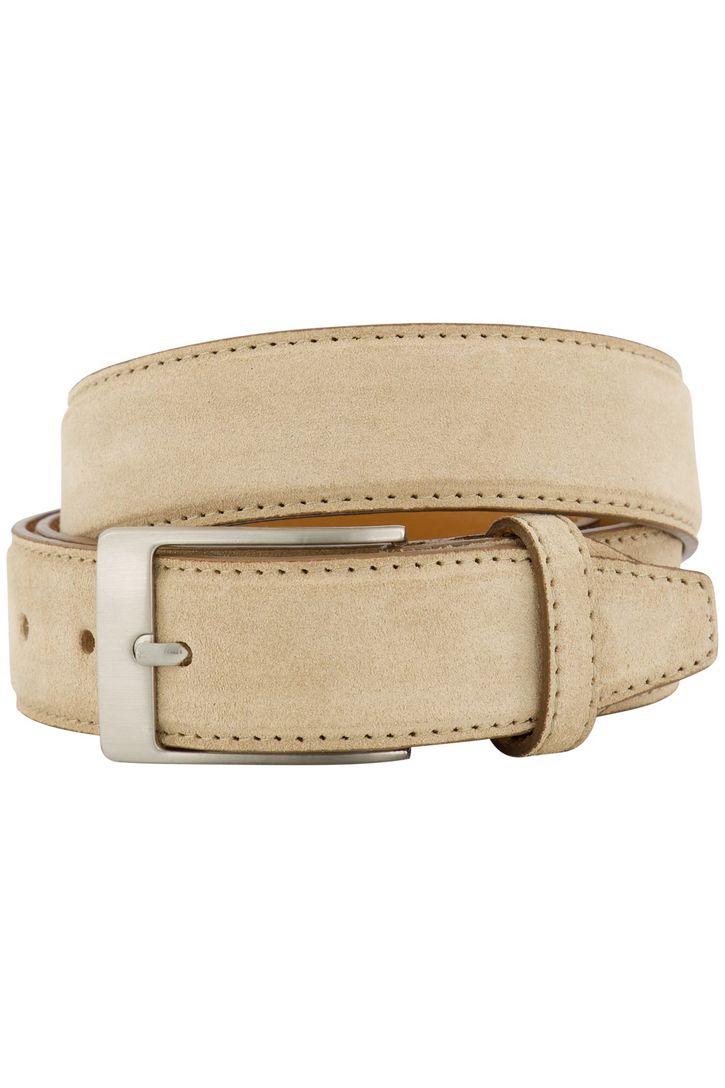 Profuomo riem beige suède