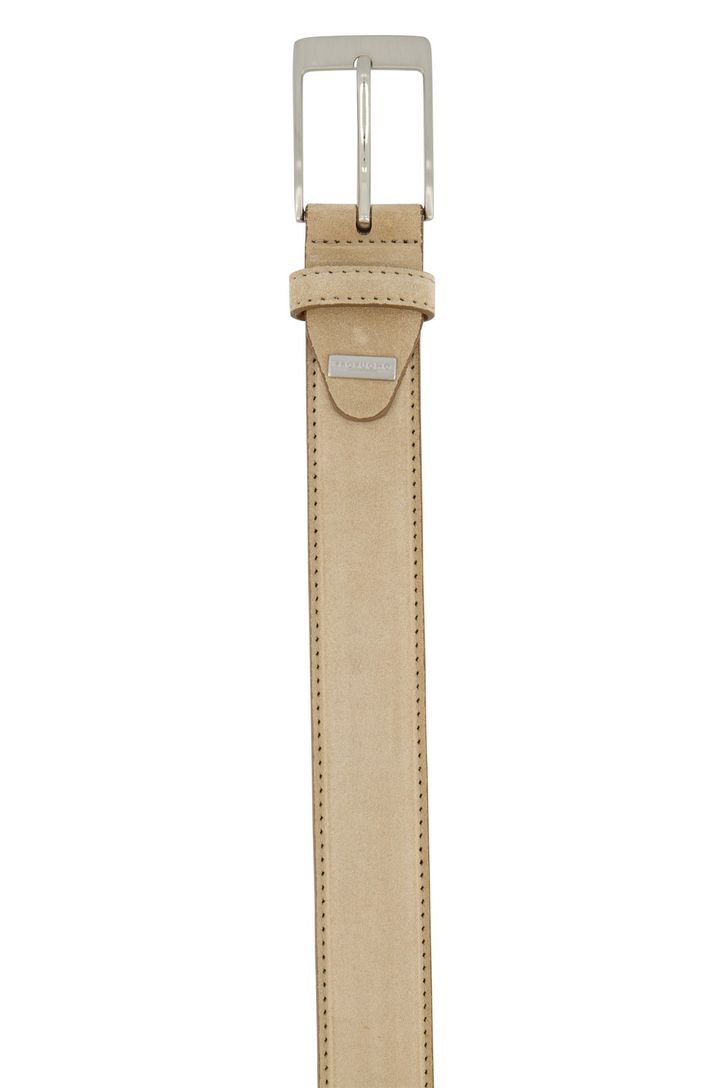 Profuomo riem beige suède
