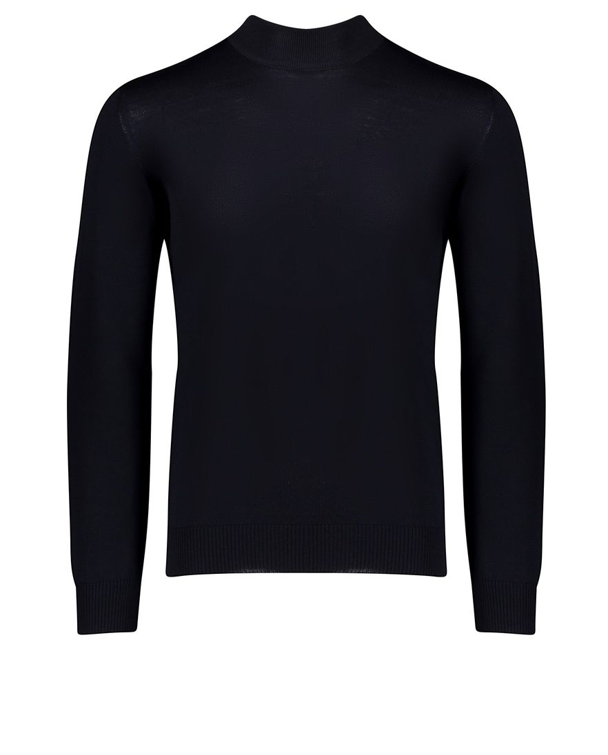 Maerz turtle neck navy merinowol