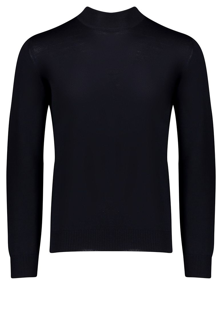 Maerz turtle neck navy merinowol