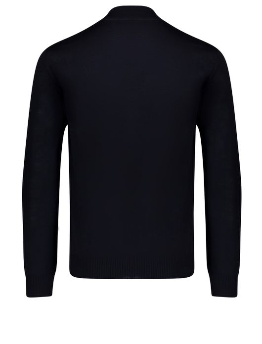 Maerz turtle neck navy merinowol