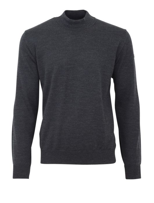Maerz trui turtle neck antraciet merinowol