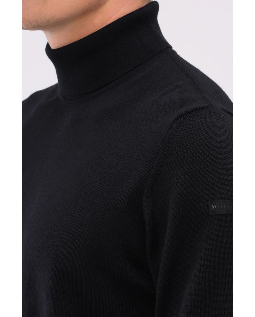 Maerz coltrui zwart merinowol