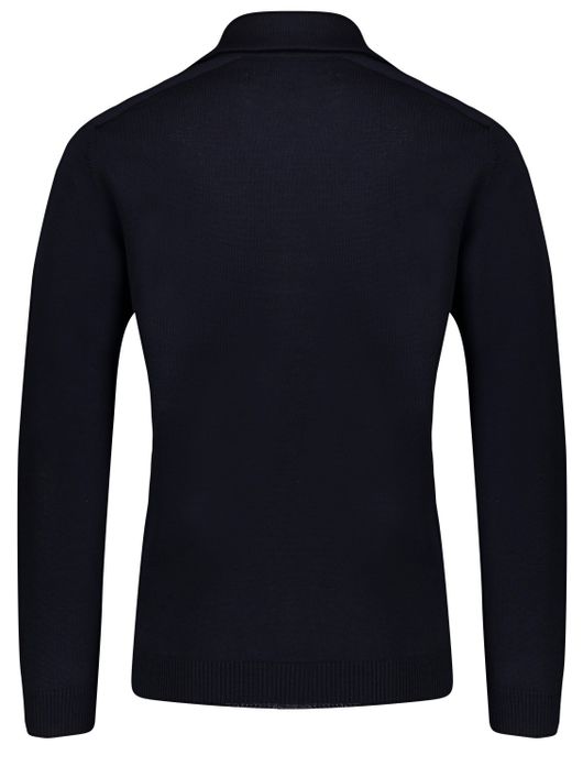 Maerz herenvest donkerblauw met rits