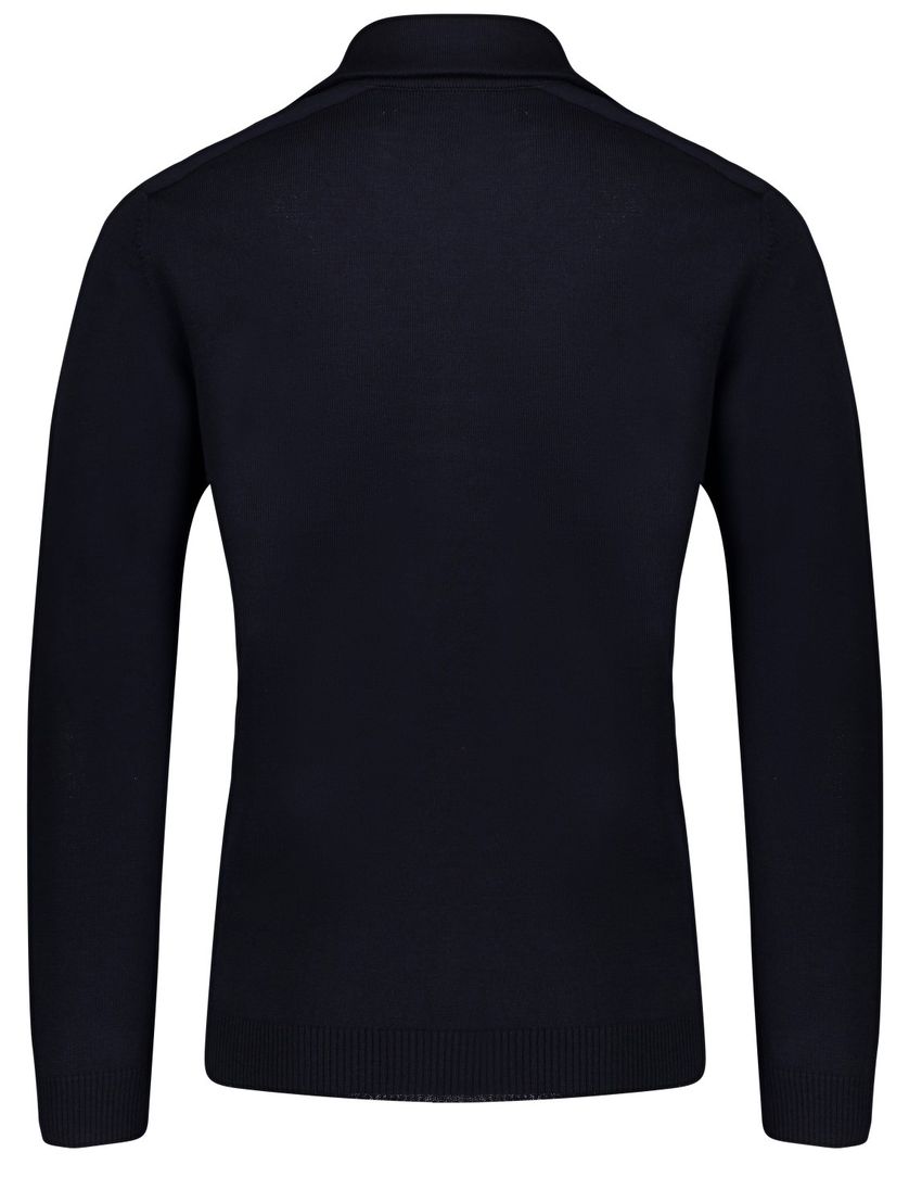 Maerz herenvest donkerblauw met rits