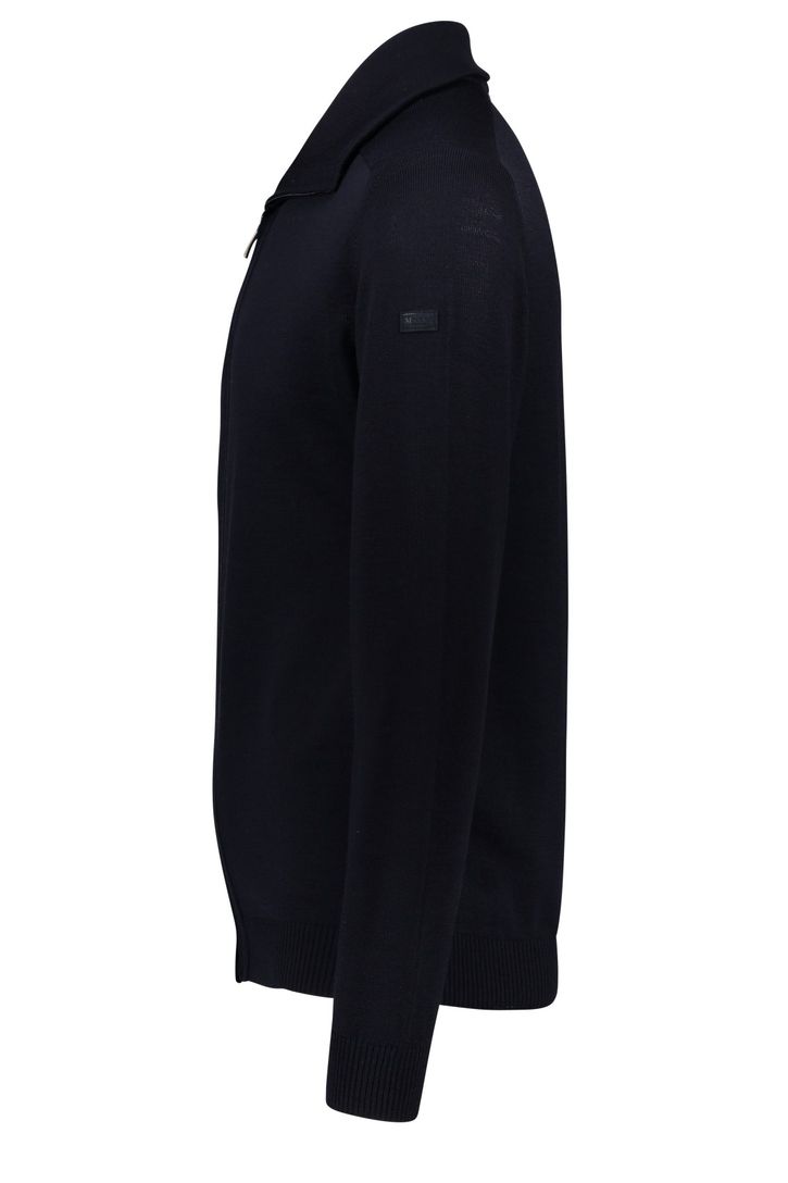 Maerz herenvest donkerblauw met rits