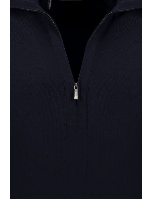 Maerz herenvest donkerblauw met rits