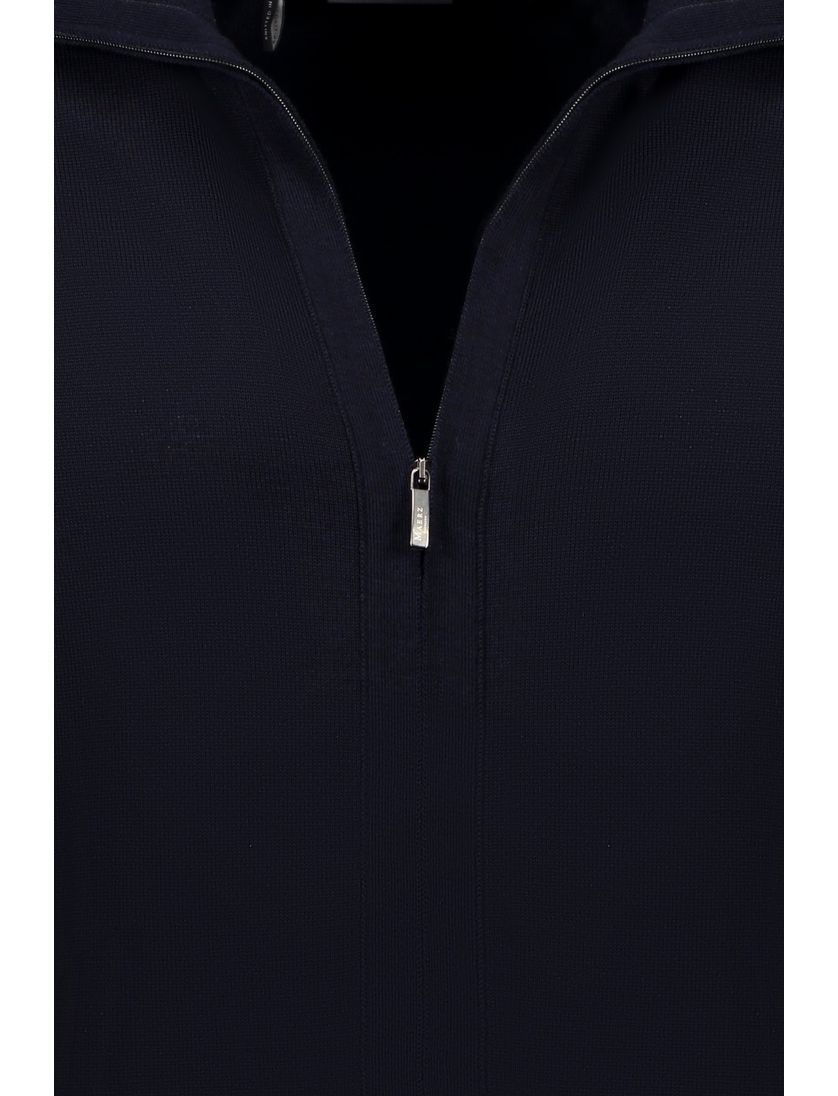 Maerz herenvest donkerblauw met rits