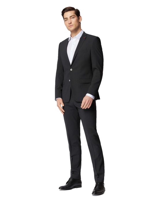 Roy Robson colbert mix & match grijs slim fit