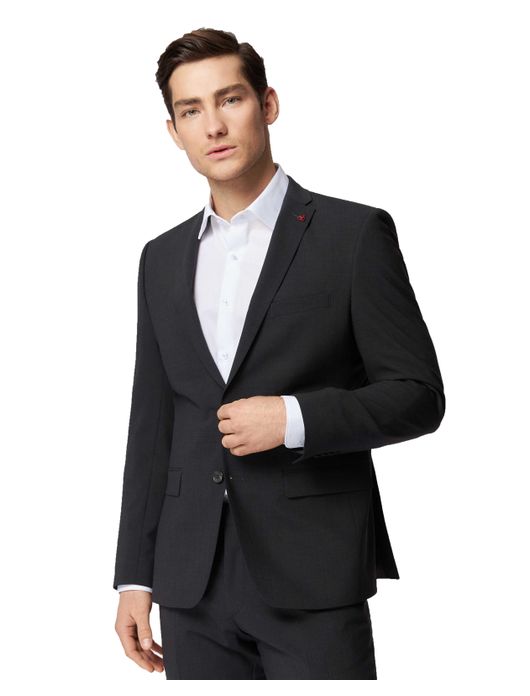 Roy Robson colbert mix & match grijs slim fit