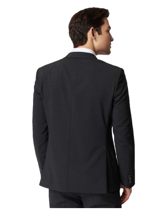 Roy Robson colbert mix & match grijs slim fit