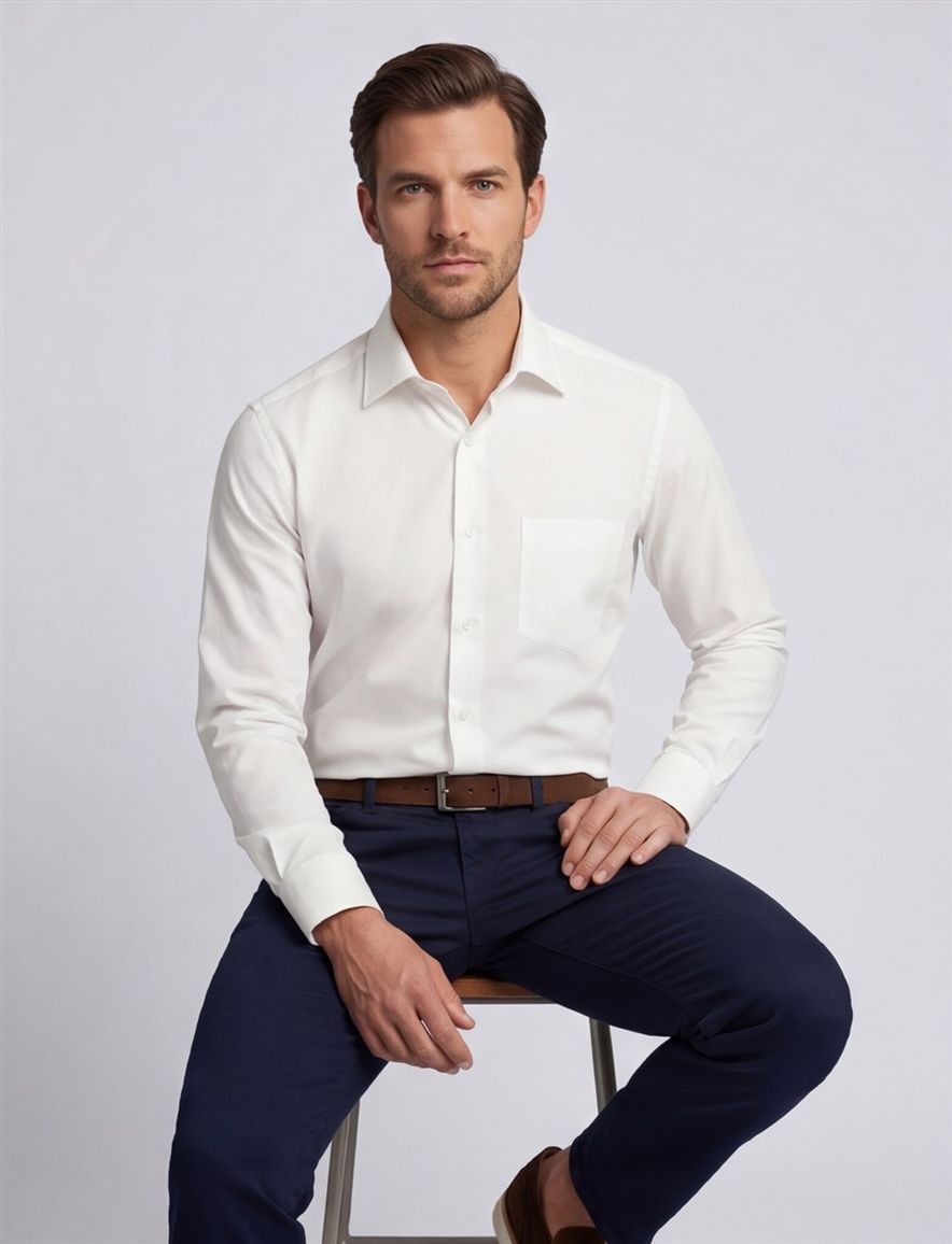 Seidensticker Splendesto overhemd ecru Modern