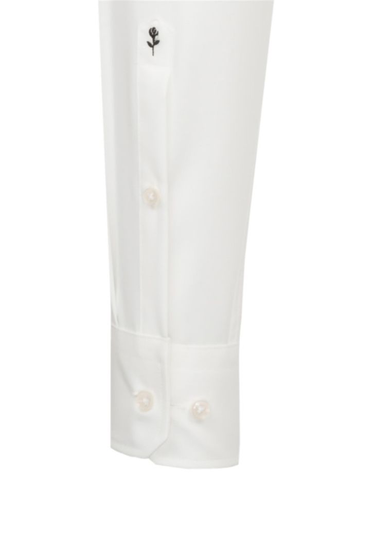 Seidensticker overhemd ecru strijkvrij Modern