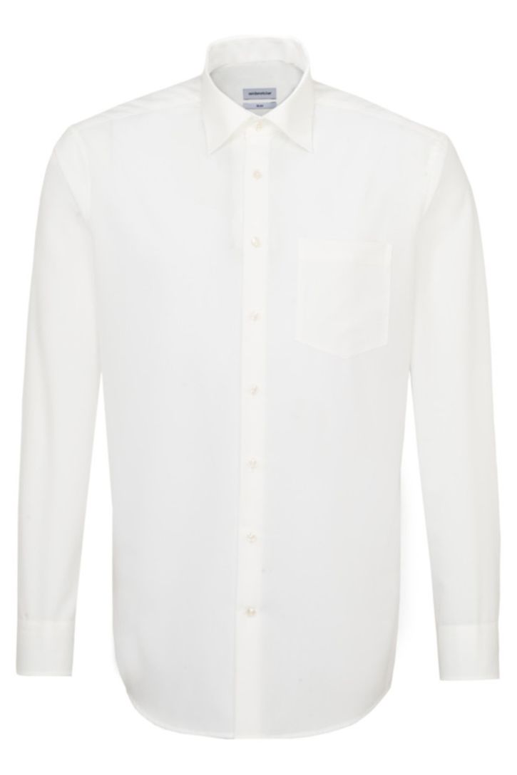 Seidensticker overhemd ecru strijkvrij Modern