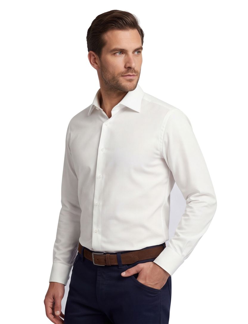 Seidensticker overhemd ecru strijkvrij Modern