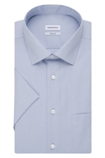 Seidensticker Seidensticker overhemd lichtblauw korte mouw Modern