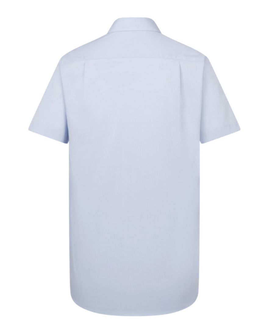 Seidensticker overhemd lichtblauw korte mouw Modern