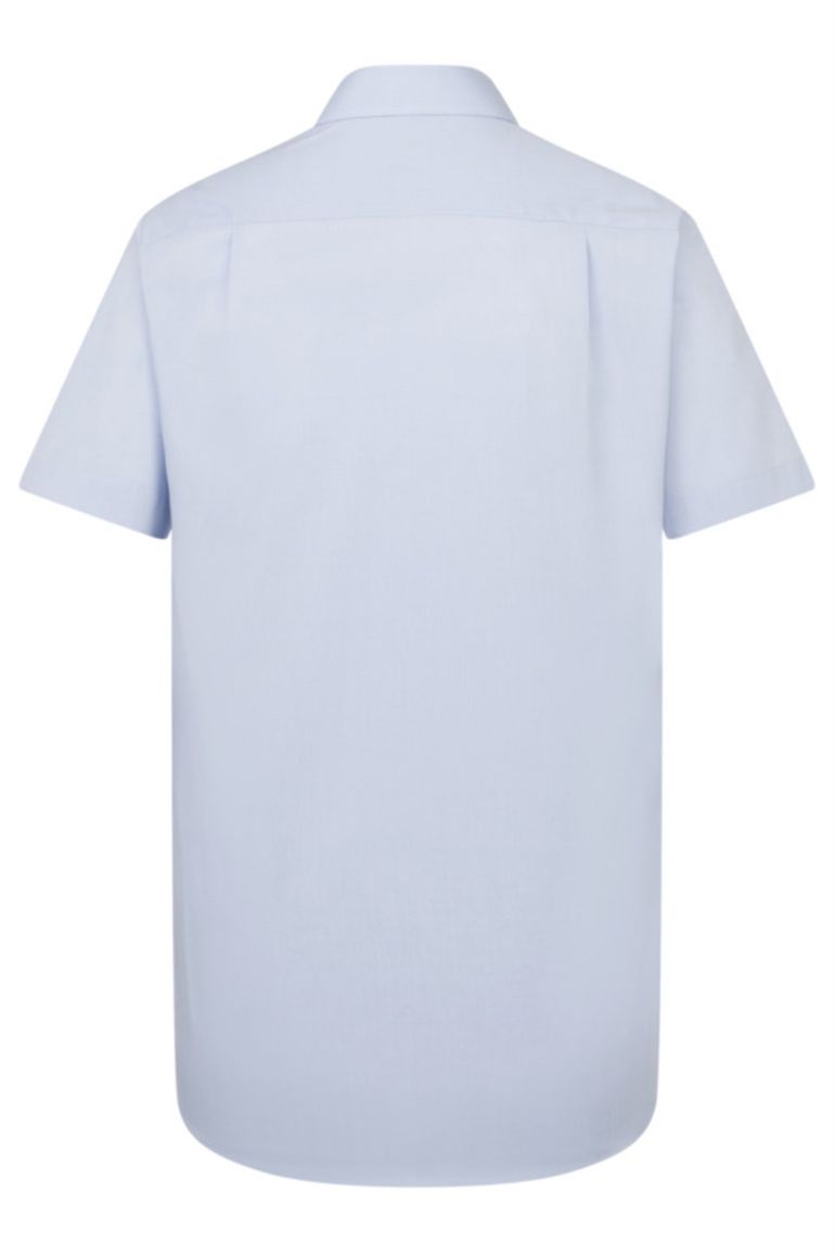 Seidensticker overhemd lichtblauw korte mouw Modern