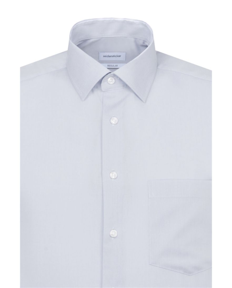 Seidensticker overhemd lichtblauw korte mouw Modern