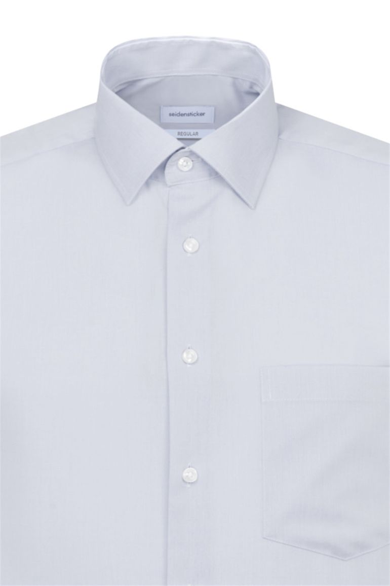 Seidensticker overhemd lichtblauw korte mouw Modern