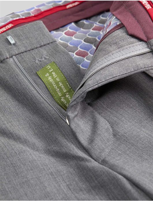 Meyer Pantalon wol grijs BONN Art. 9-2500-06