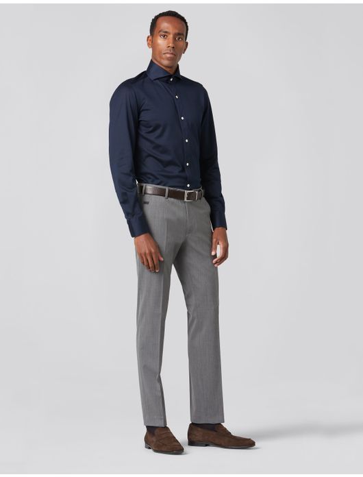 Meyer Pantalon wol grijs BONN Art. 9-2500-06