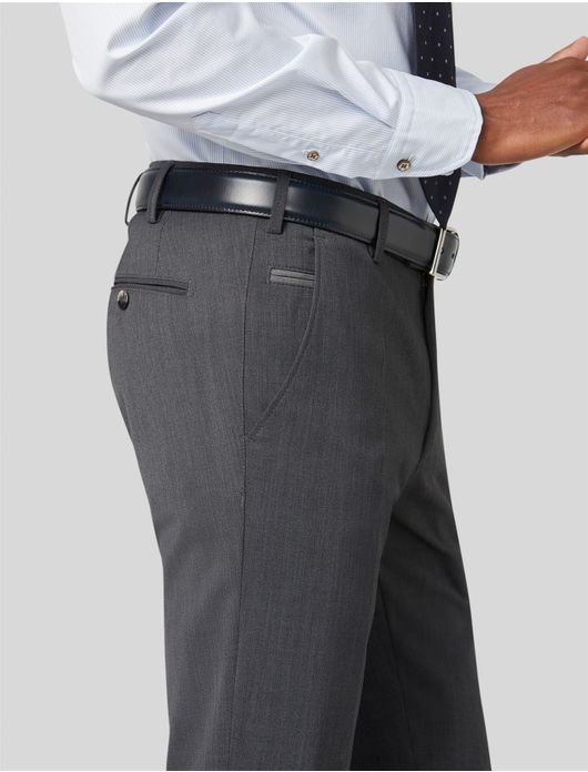 Meyer Pantalon wol grijs BONN Art. 9-2500-07