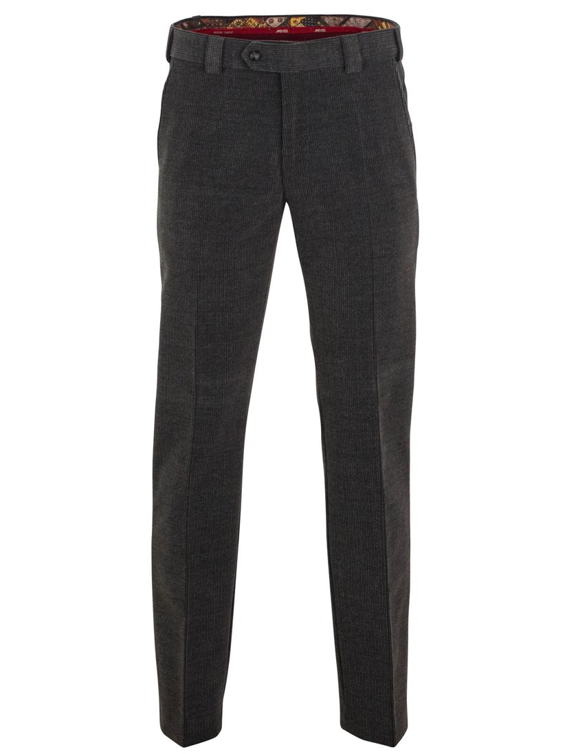 Meyer broek Roma antraciet wolcord