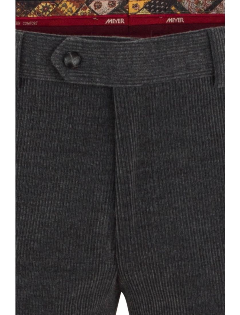 Meyer broek Roma antraciet wolcord