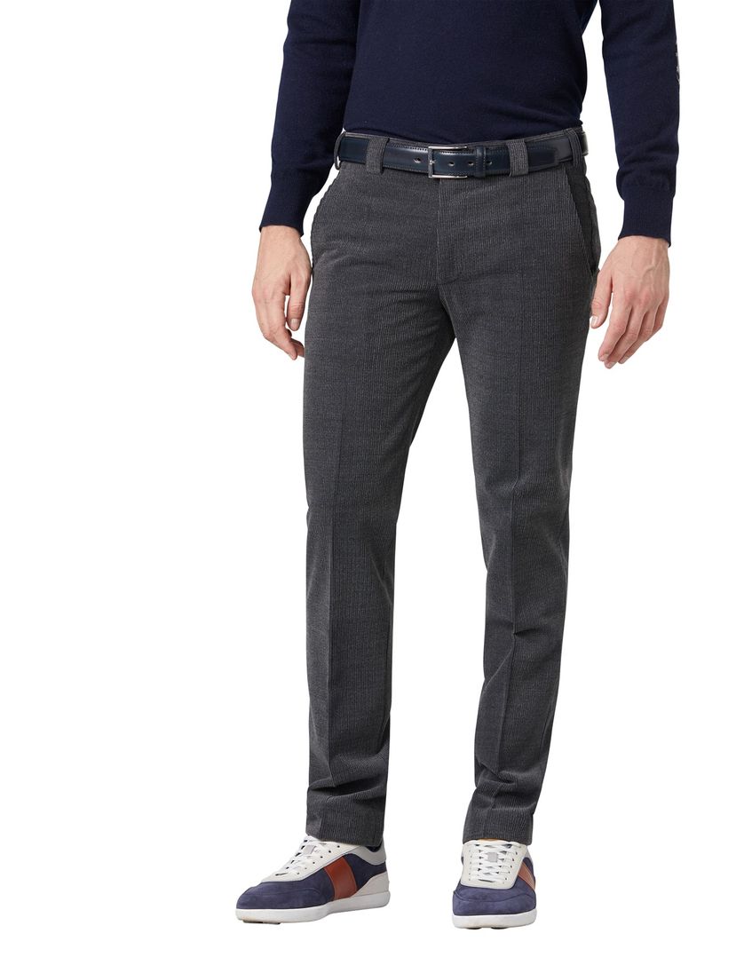Meyer broek Roma antraciet wolcord