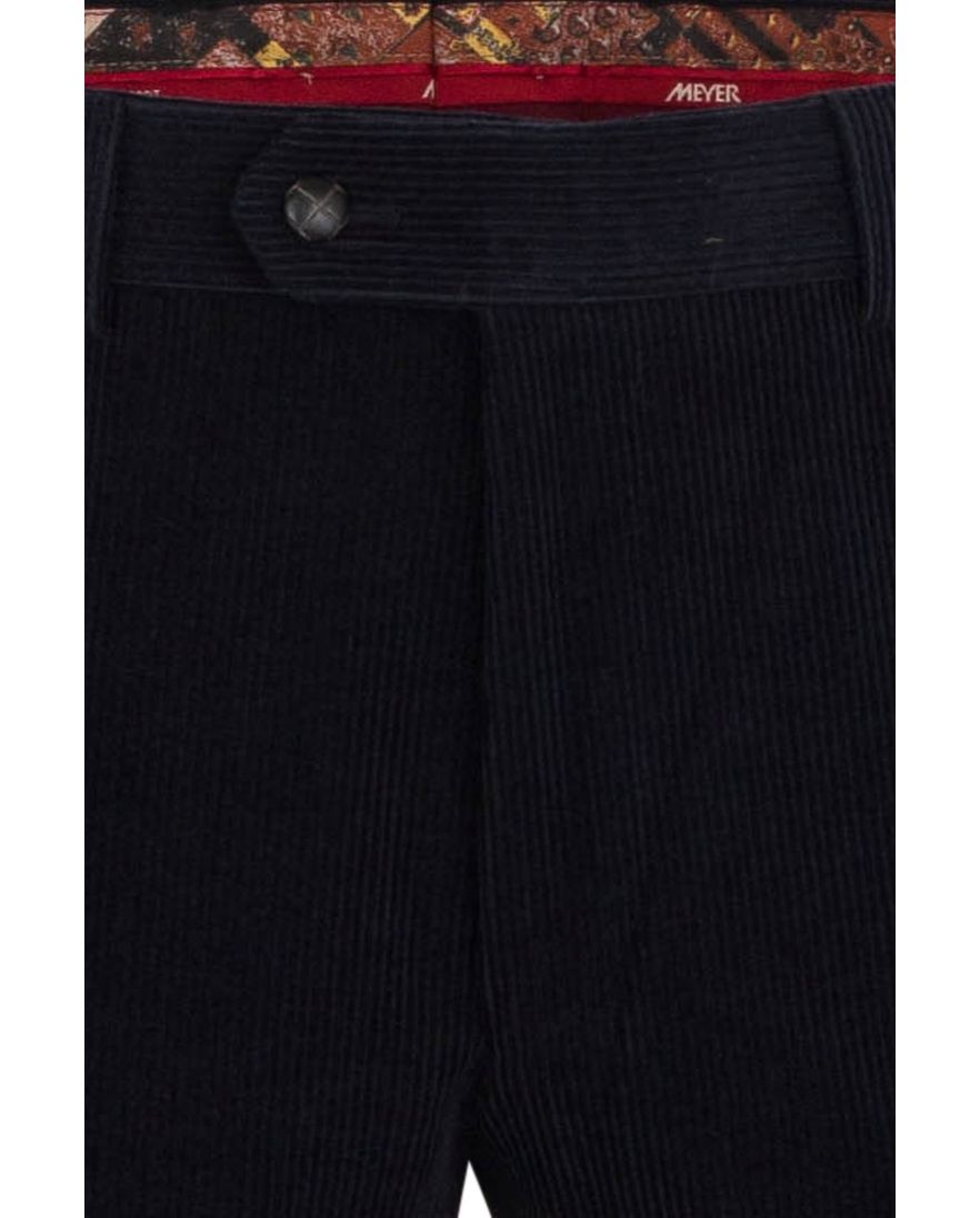 Meyer wolcord pantalon Roma marine corduroy