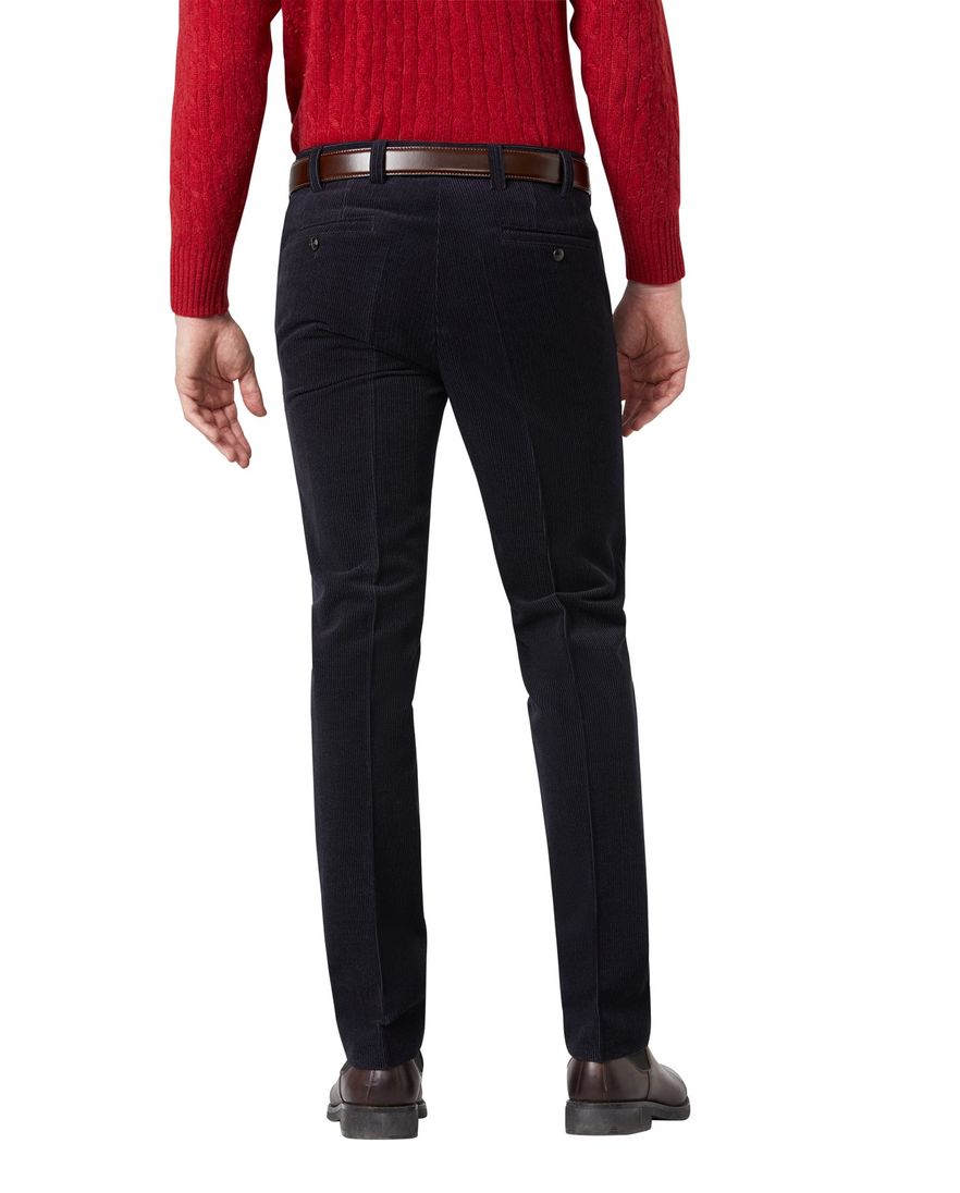 Meyer wolcord pantalon Roma marine corduroy