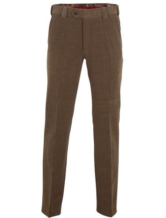 Meyer wolcord broek camel Roma