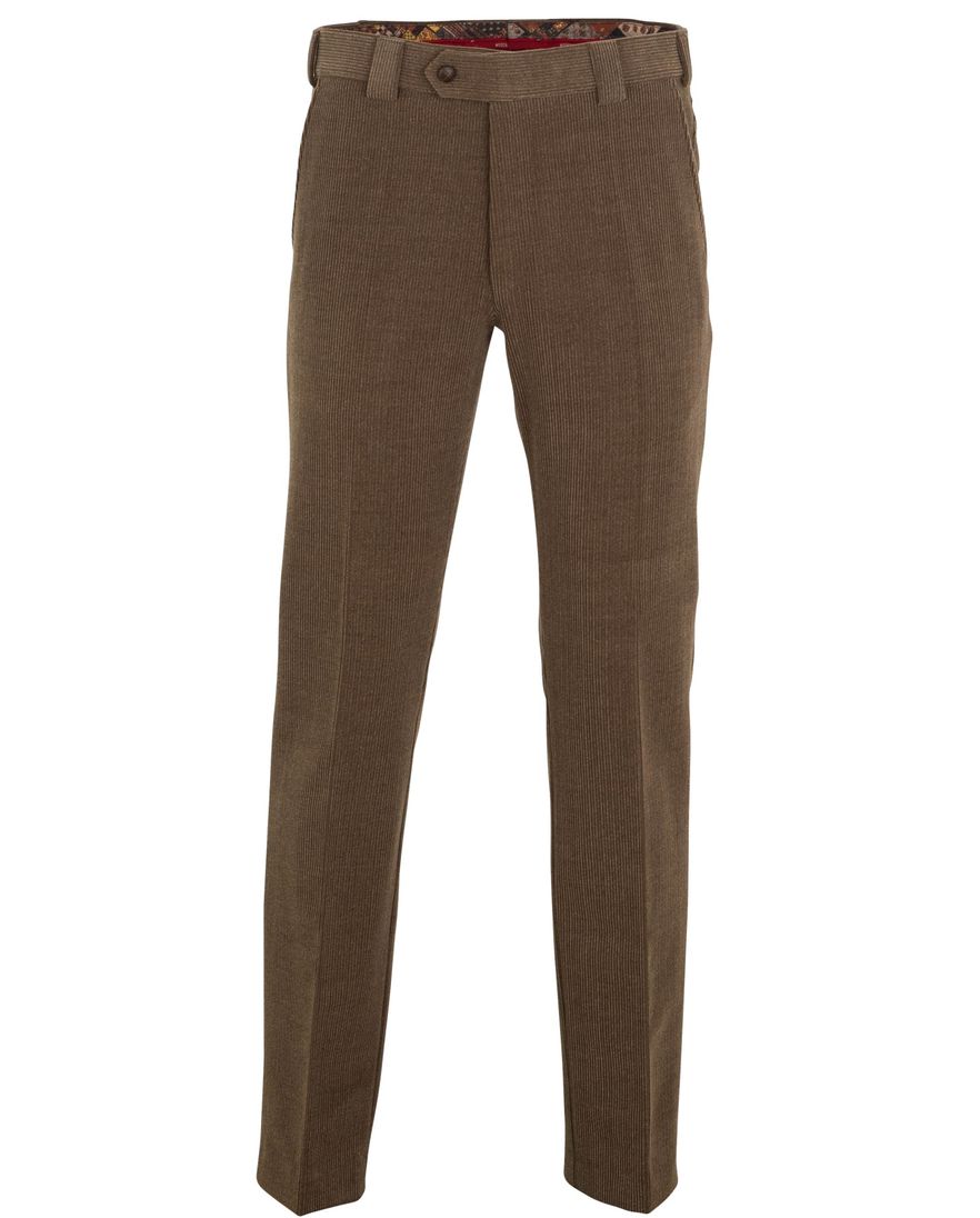 Meyer wolcord broek camel Roma