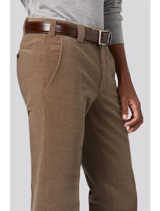 Meyer wolcord broek camel Roma