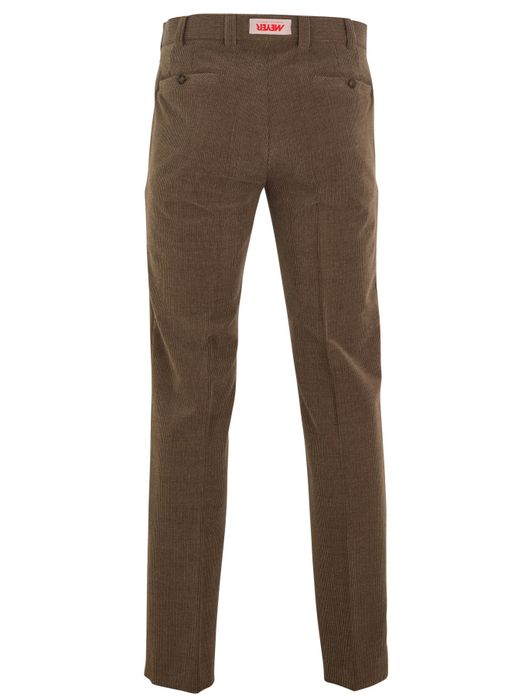 Meyer wolcord broek camel Roma