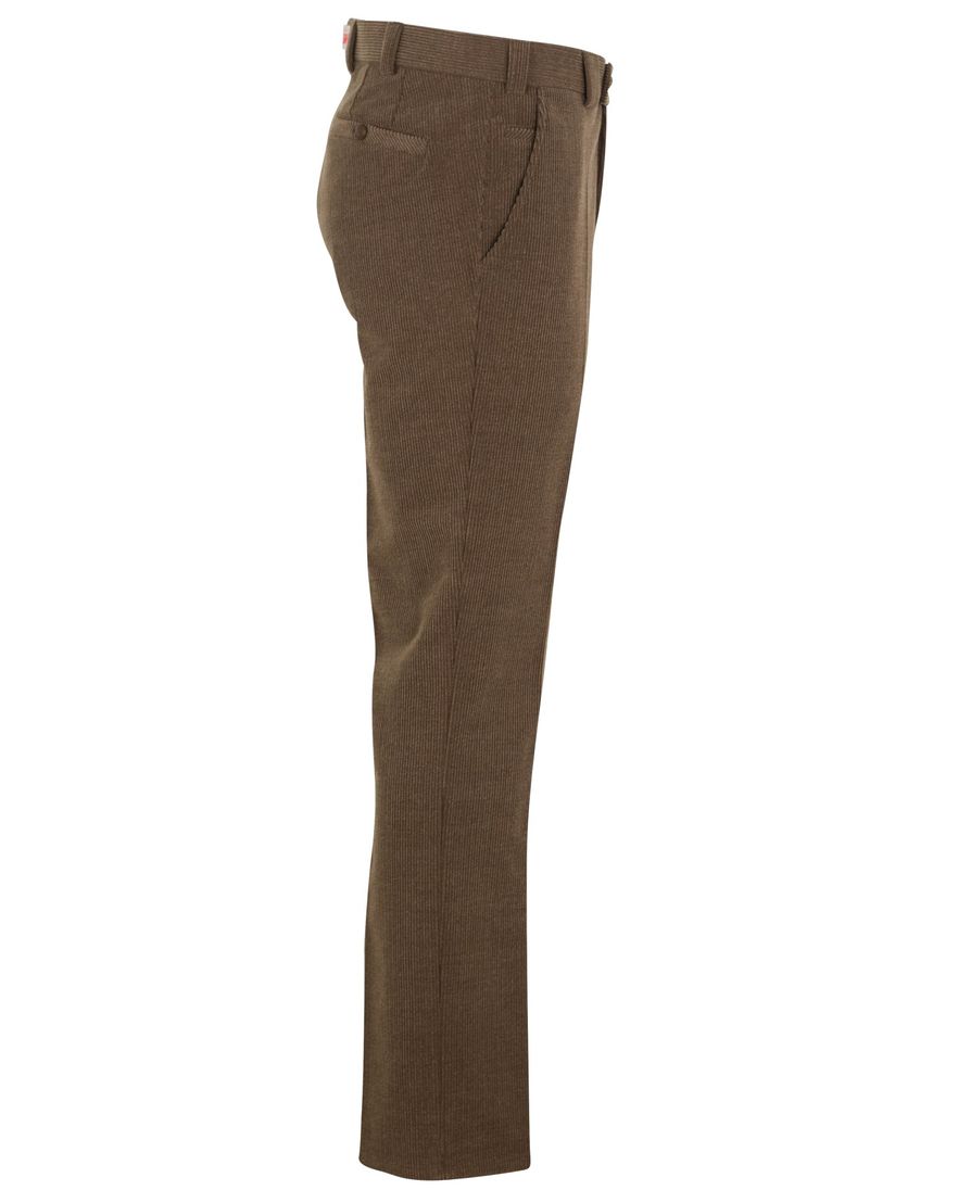 Meyer wolcord broek camel Roma