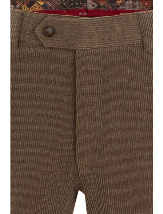 Meyer wolcord broek camel Roma